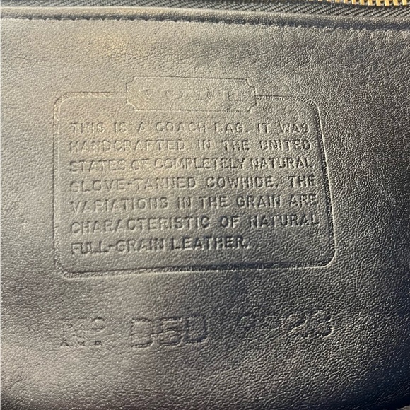 Coach Vintage Black Casey Bag 9923 - Picture 10 of 11